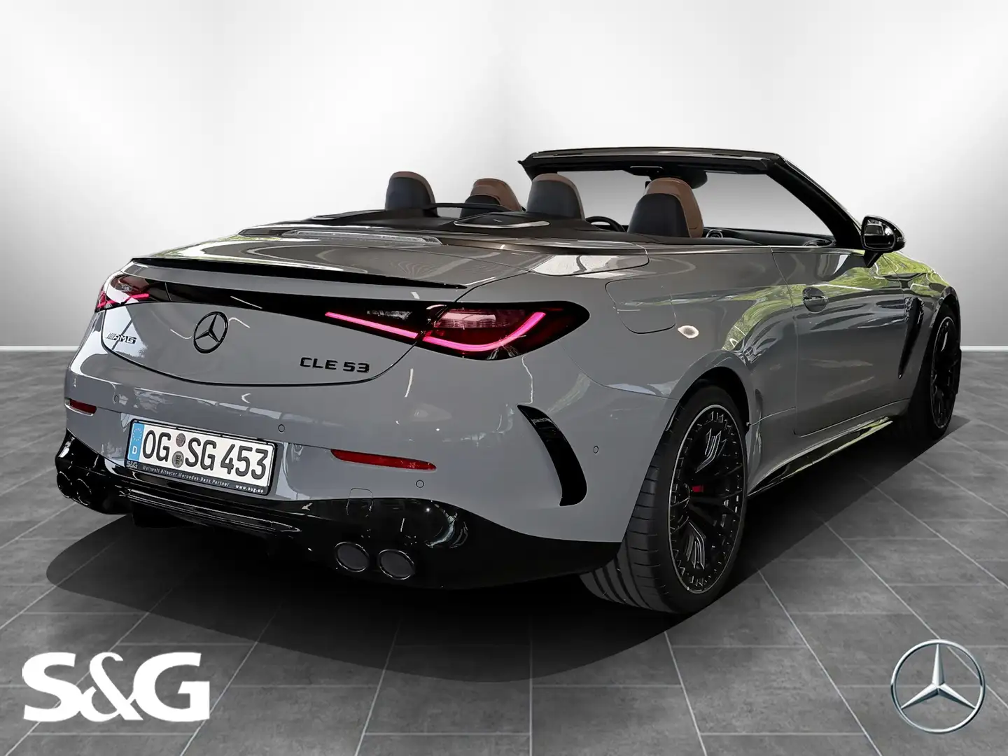 Mercedes-Benz CLE 53 AMG 4M + Cabriolet AMG MBUX+360°+AHK+HUD Grau - 2