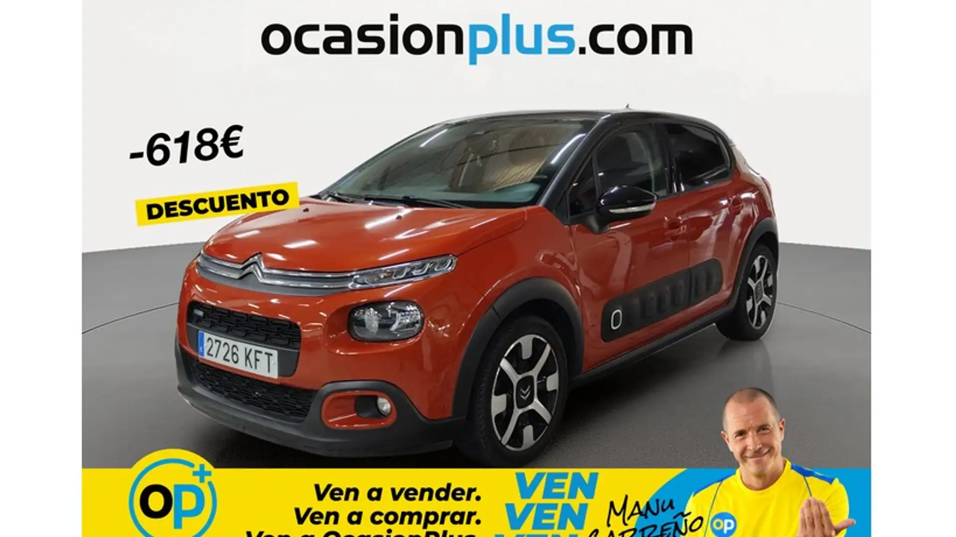 Citroen C3 1.2 PureTech S&S Shine 83 Naranja - 1
