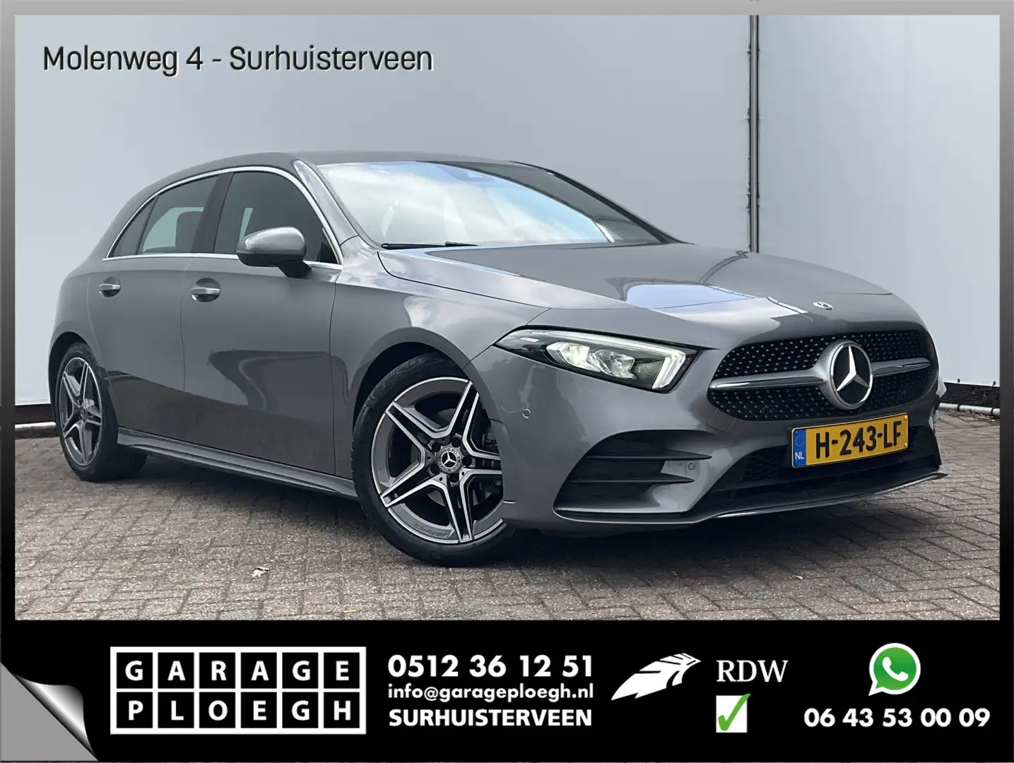 Mercedes-Benz A 160 Business Solution AMG Line Carplay Stoelverw Led N Grijs - 1