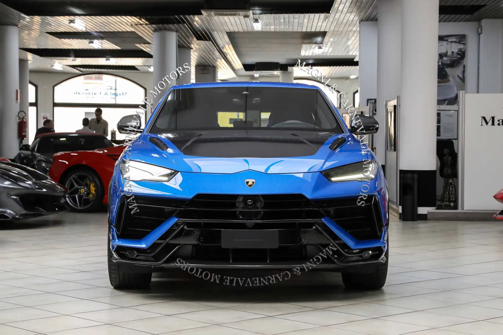 Lamborghini Urus PERFORMANTE|AKRAPOVICH|FULL CARBON PACK|TETTO|23'' Blu/Azzurro - 2