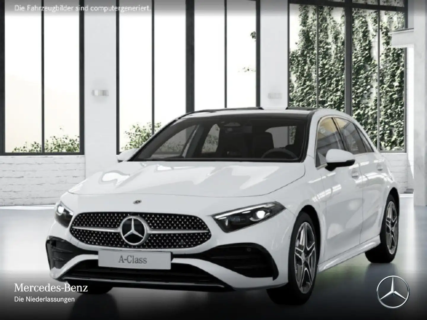 Mercedes-Benz A 180 AMG+PANO+MULTIBEAM+KAMERA+TOTW+KEYLESS+7G Blanc - 2