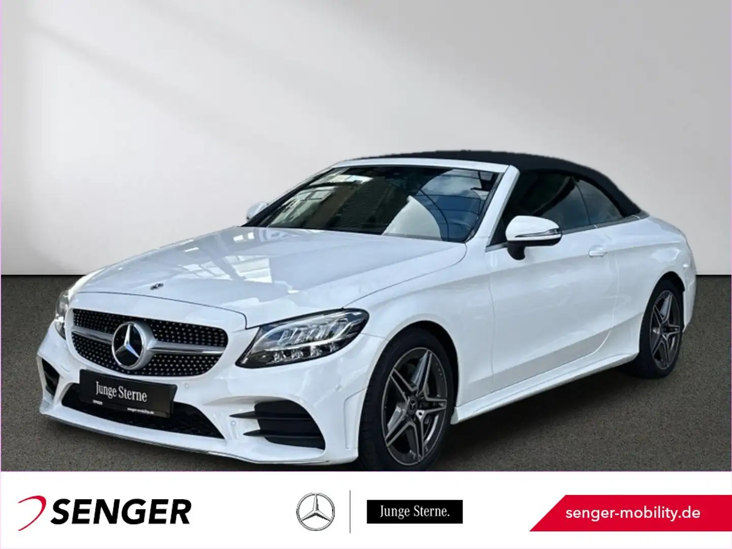 Mercedes-Benz C 180 Cabriolet AMG-Line Aircap Kamera Tempomat Wit - 1