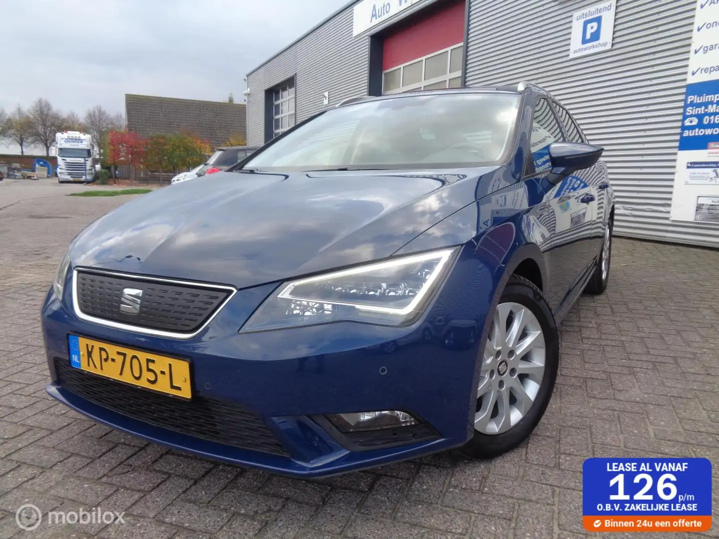 SEAT Leon ST 1.0 EcoTSI Style Connect/Airco/LED/Lm velgen/Na Bleu - 1