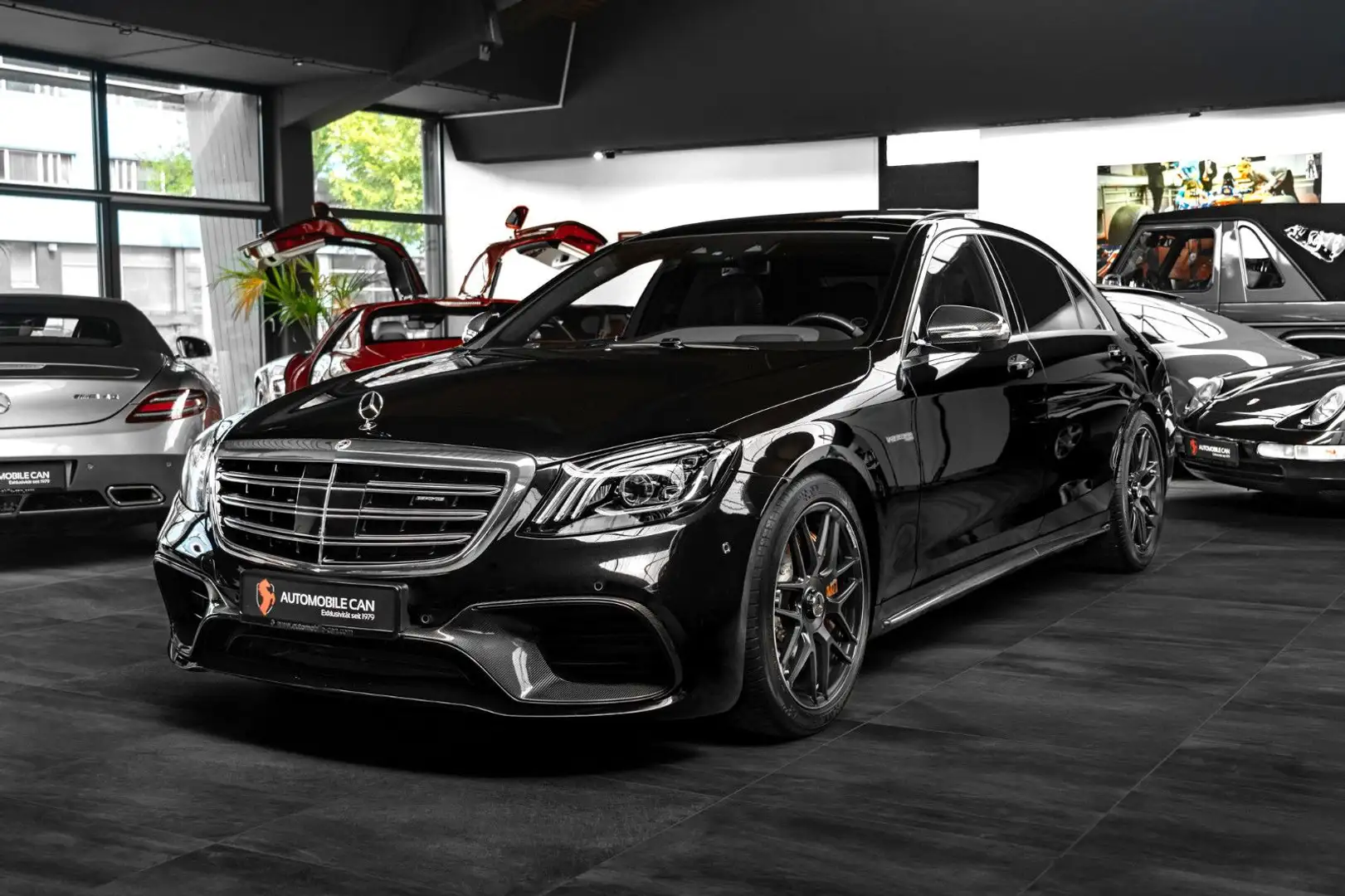 Mercedes-Benz S 63 AMG 4M+ LANG #CARBON-EXT #KERAMIK #3D-BURM Schwarz - 1