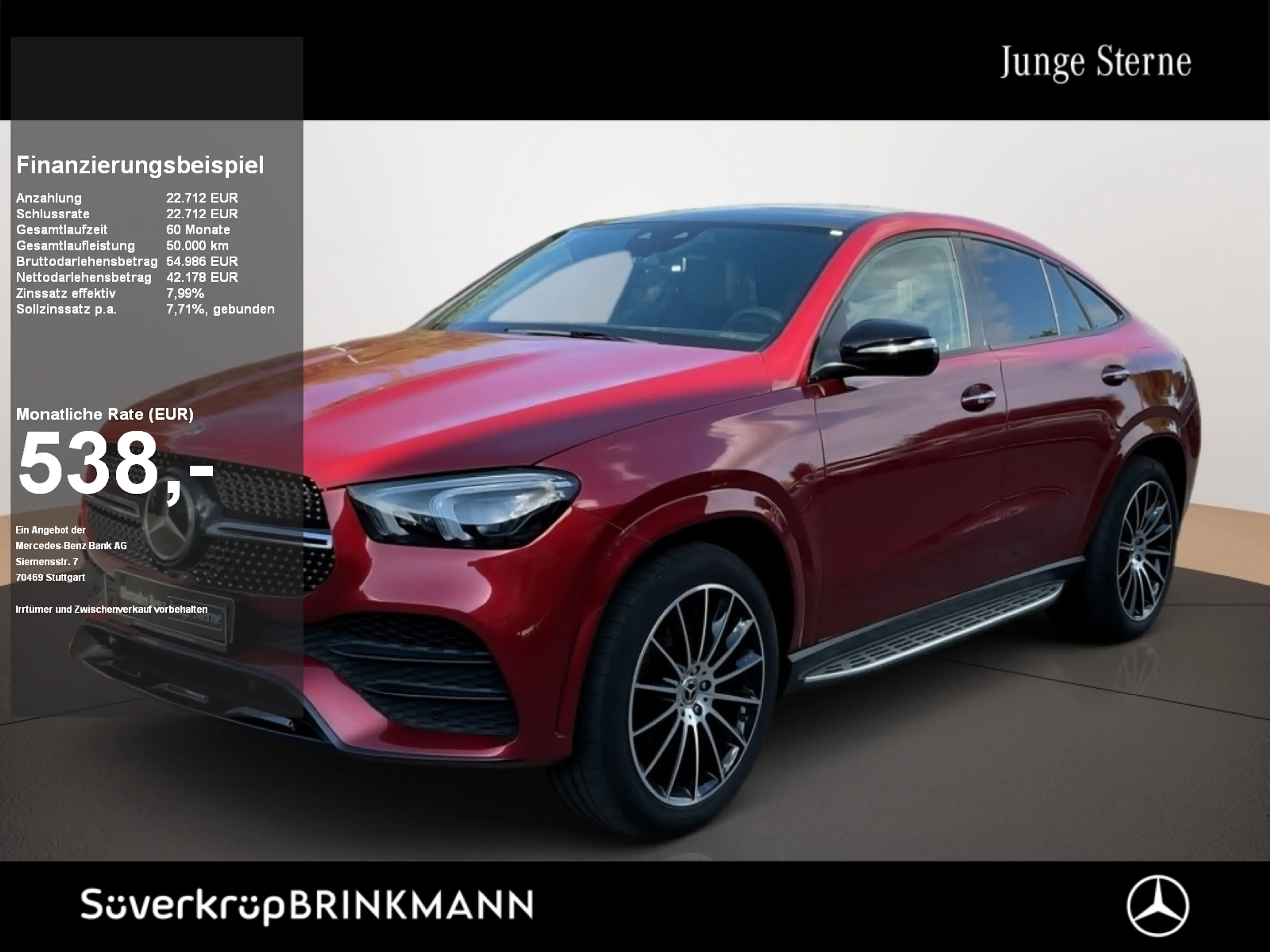 Mercedes-Benz GLE 350 de 4M Coupé AMG BURM NIGHT WIDE MULTI