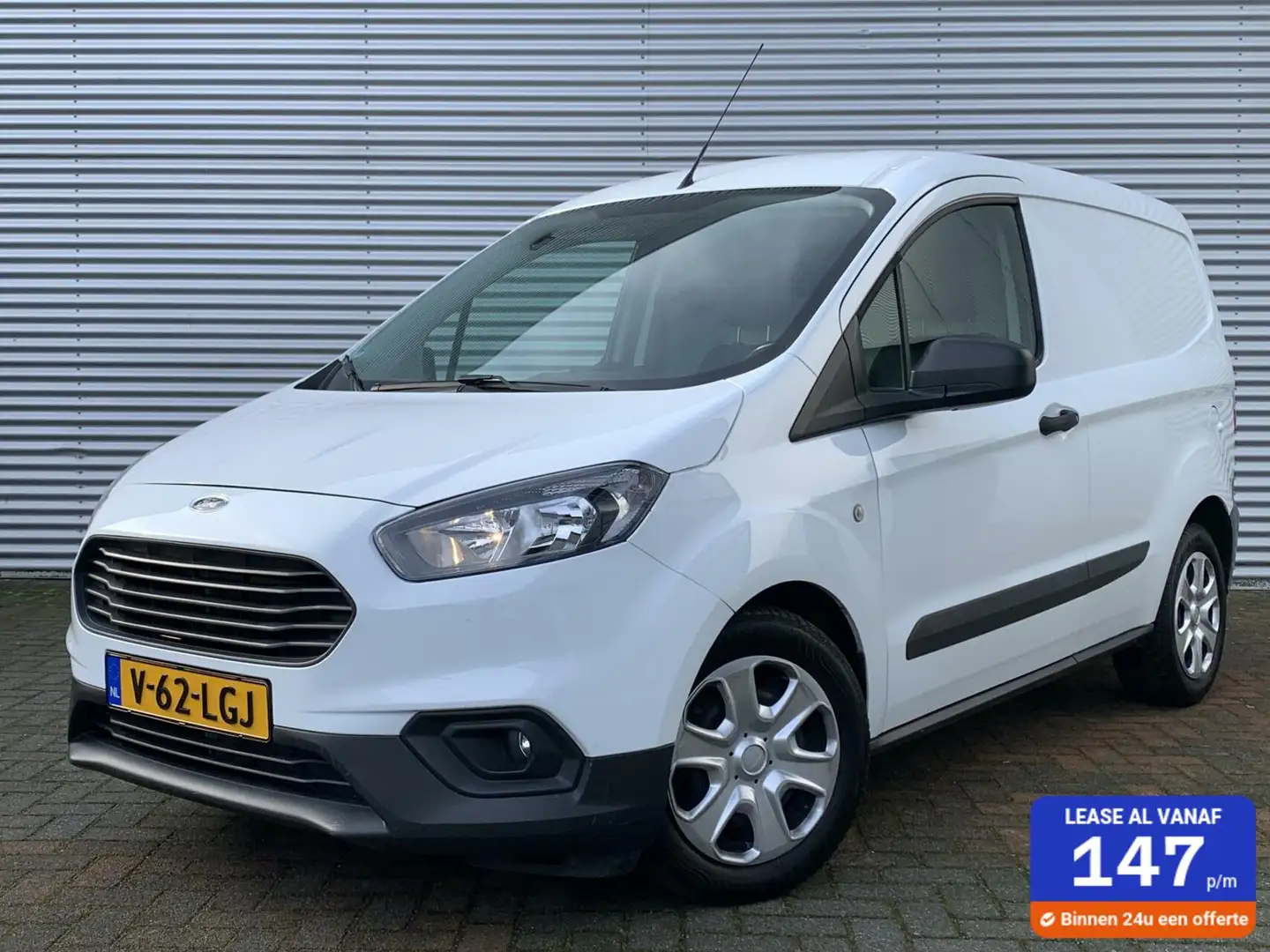 Ford Transit Courier 1.0 Benzine Aux Usb Airco Benzine 2019 Eerste Eige Wit - 1