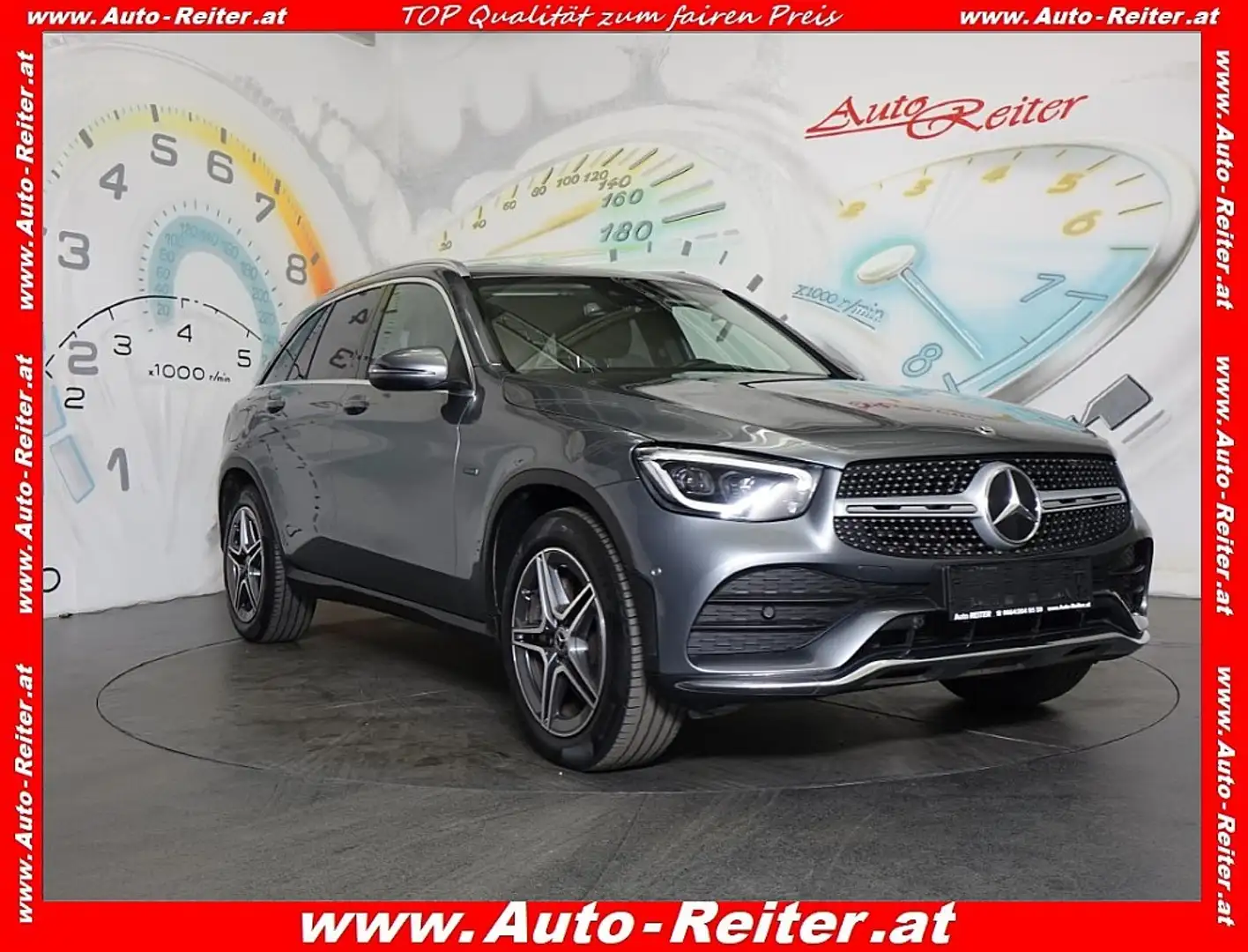 Mercedes-Benz GLC 300 de PHEV 4Matic *AMG, LEDER, LED* Grau - 1