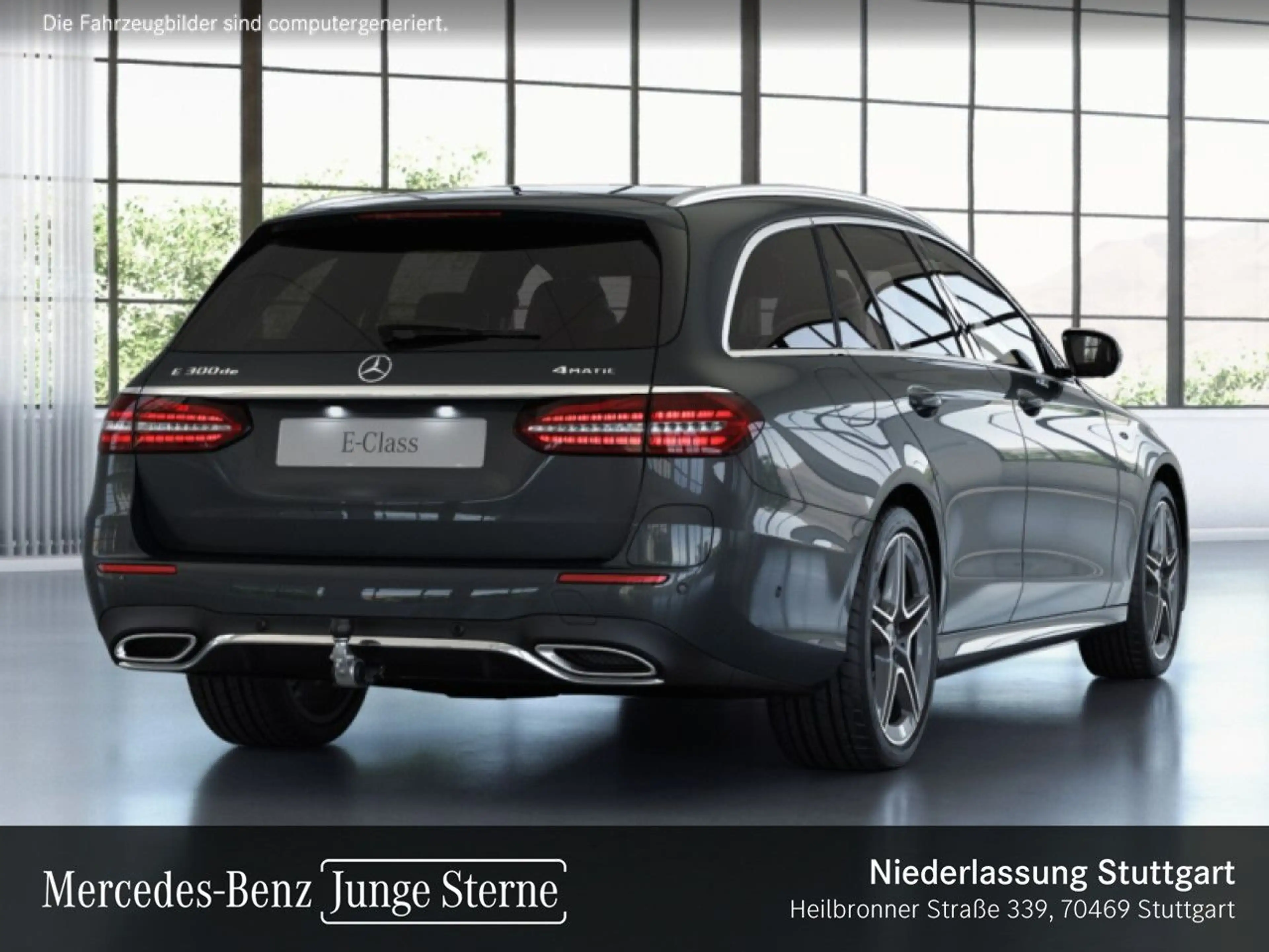 Mercedes-Benz E 300 de T 4M AMG+PANO+360+AHK+MULTIBEAM+FAHRASS — photo 5