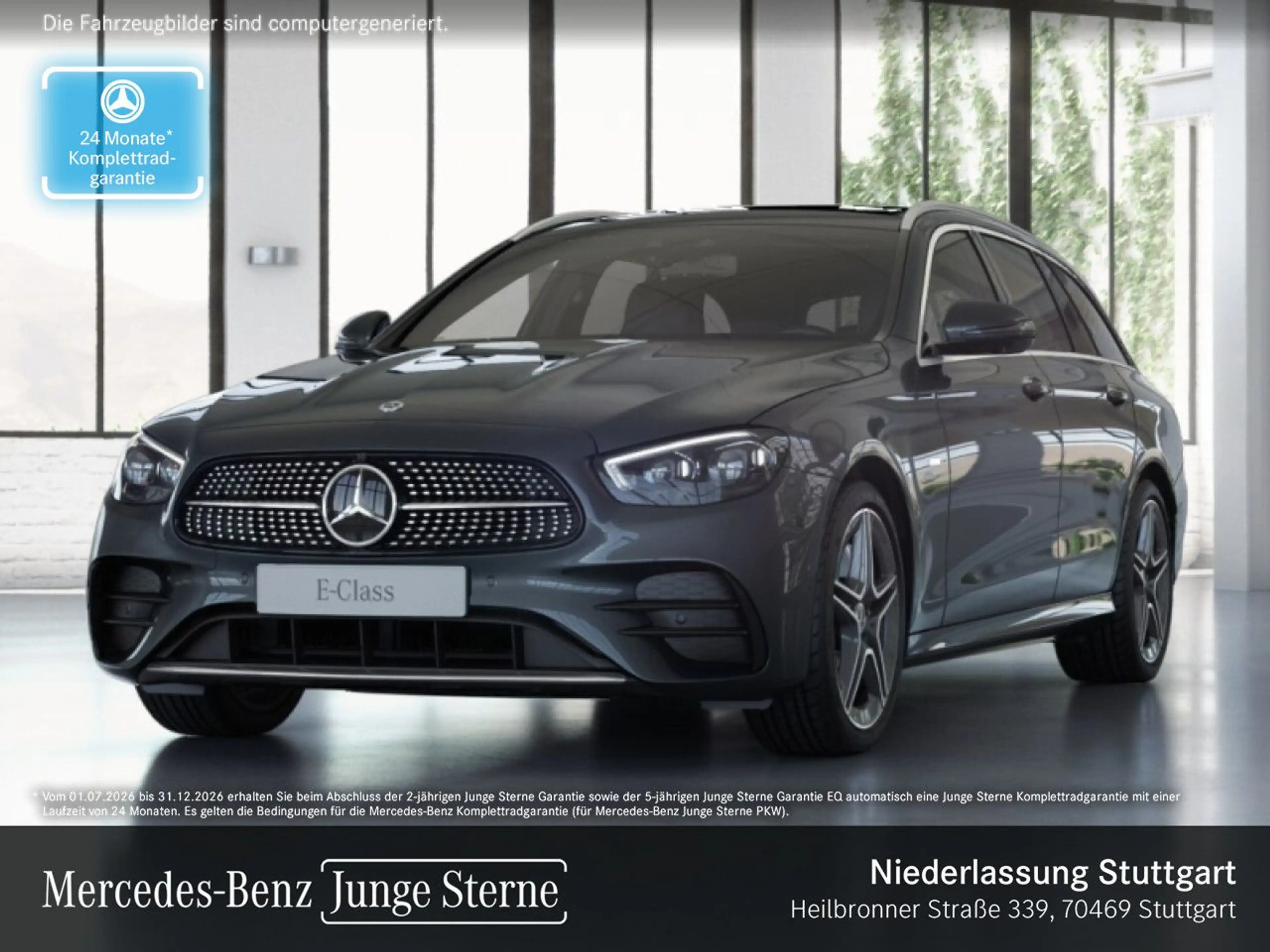 Mercedes-Benz E 300 de T 4M AMG+PANO+360+AHK+MULTIBEAM+FAHRASS