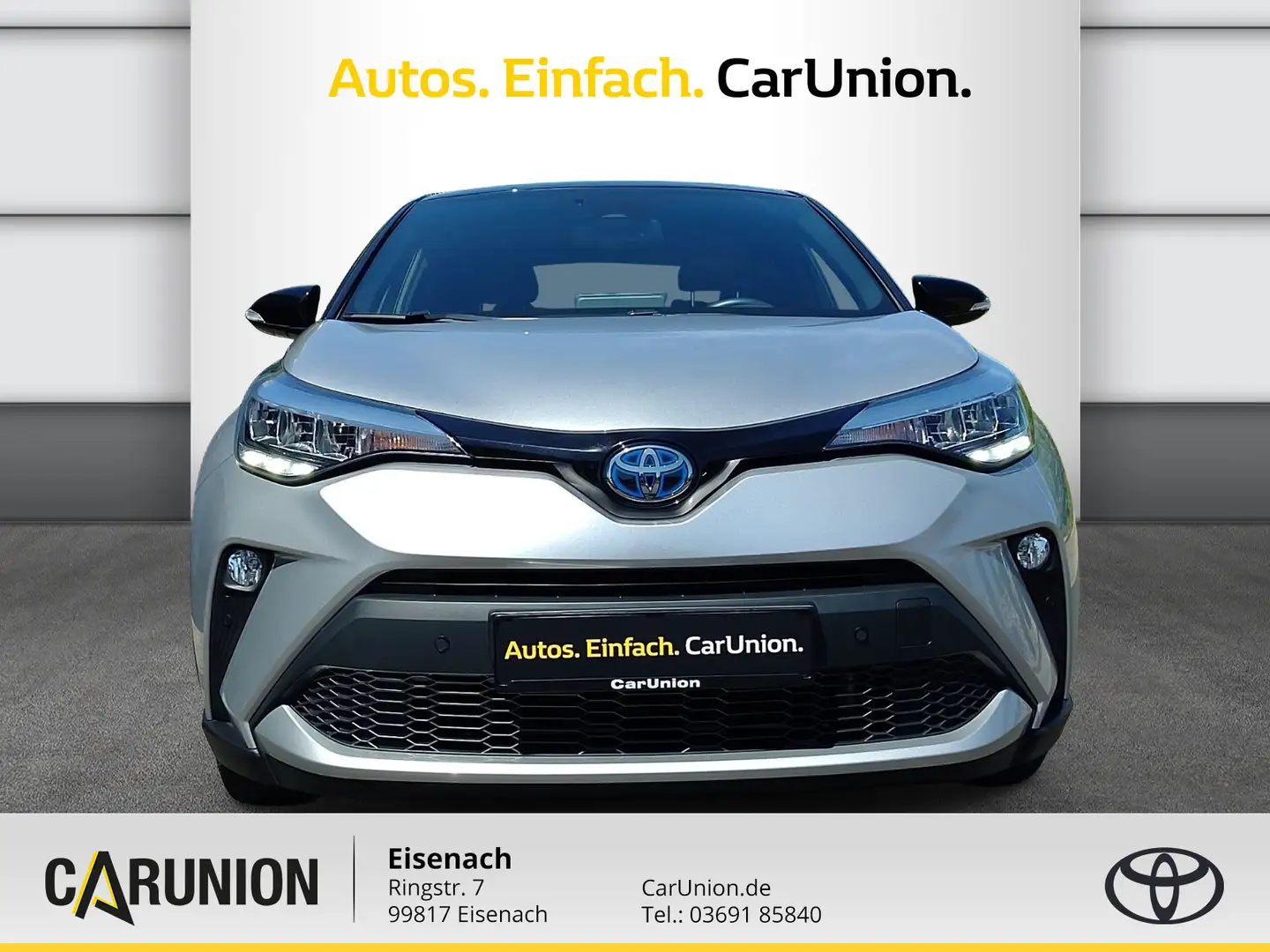 Toyota C-HR 2.0 Hybrid Team D LED/PDC/TOP Argent - 2