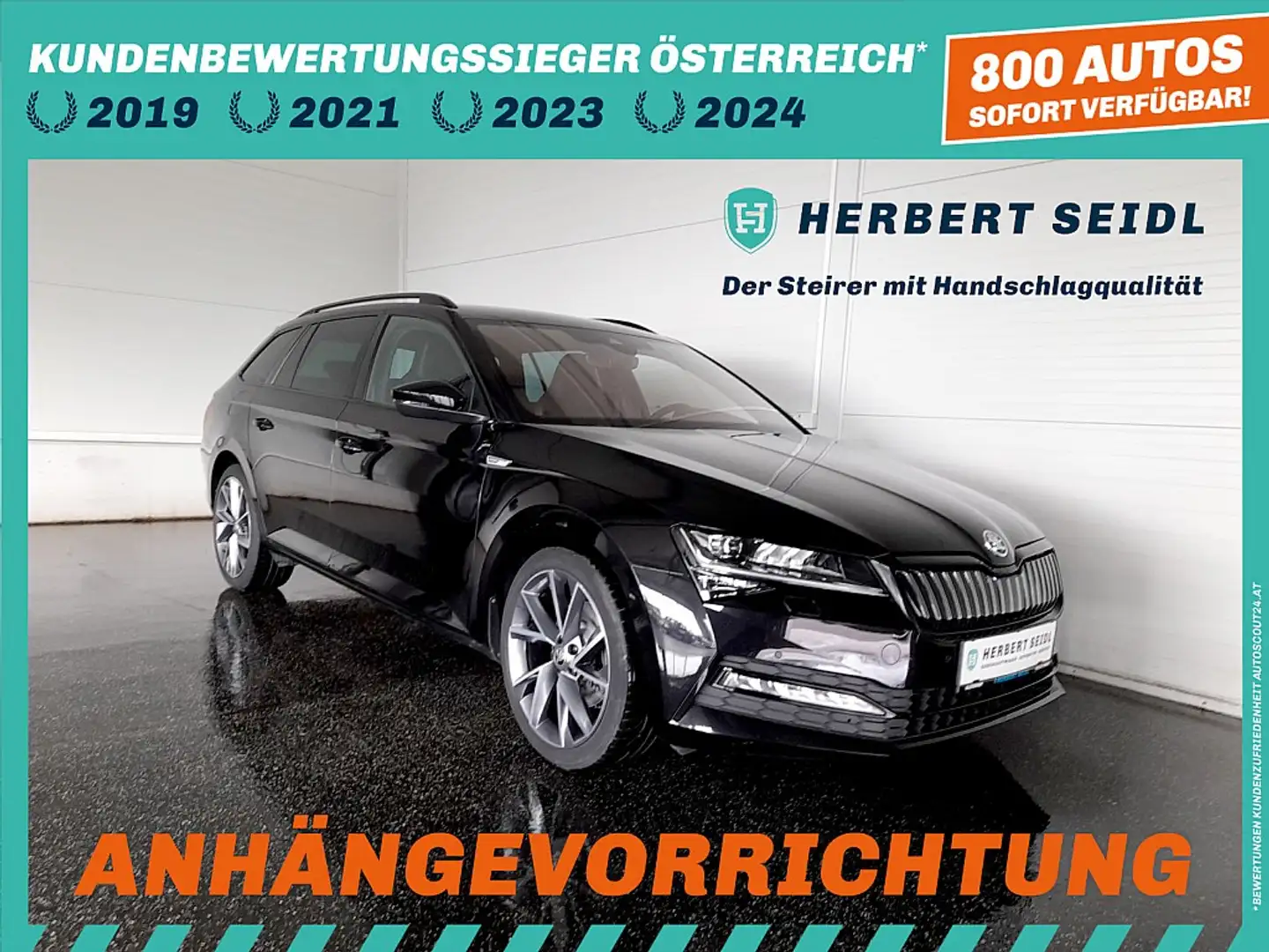 Skoda Superb Kombi SPORTLINE IV 156/218 DSG *STANDHZG / MATR... Schwarz - 1