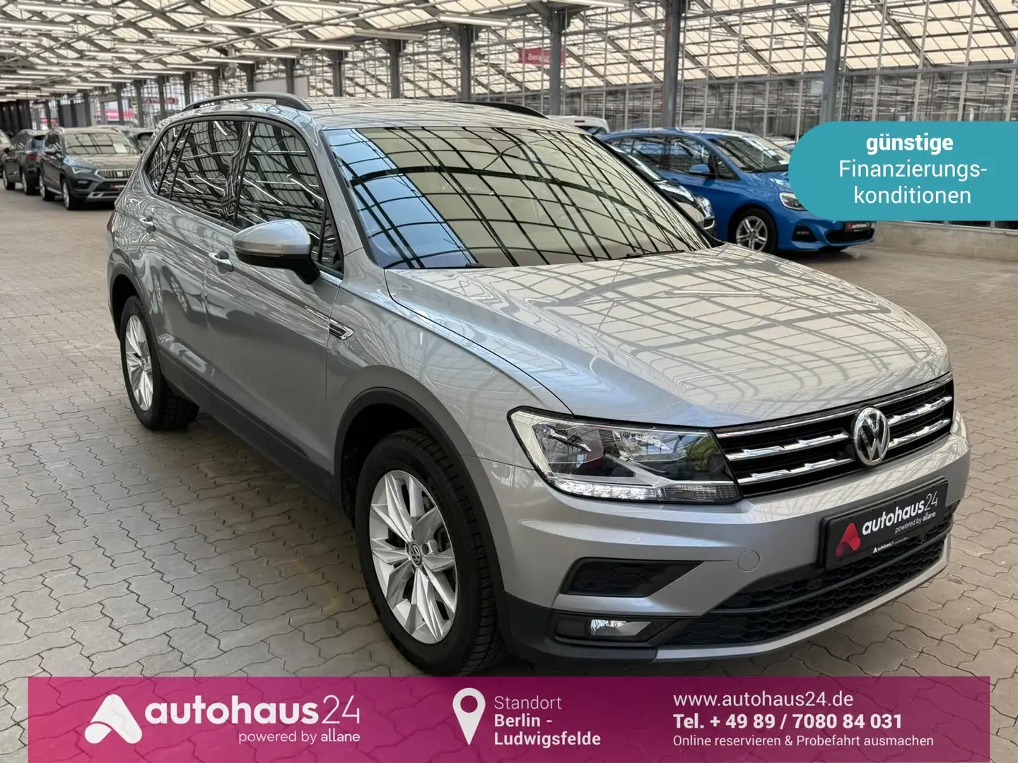 Volkswagen Tiguan Allspace 1.5 TSI  Trendline|Navi|PDC Silber - 1