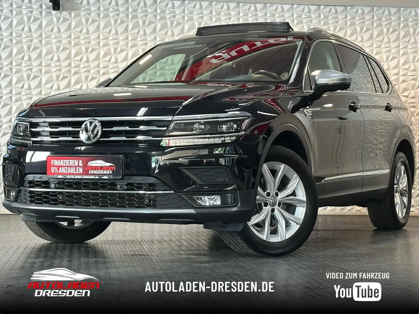 Volkswagen Tiguan Allspace 2.0TDI HIGHLINE 4M LED#HUD#PANO Zwart - 1