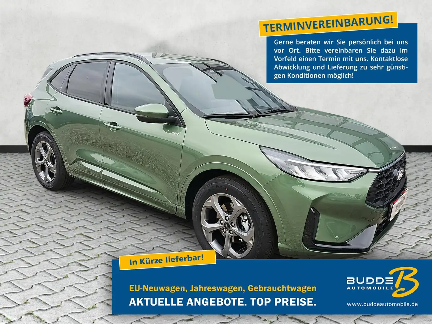 Ford Kuga 1.5 EB Autom. ST Line 5J.Gar. Navi KeyFree Zelená - 1