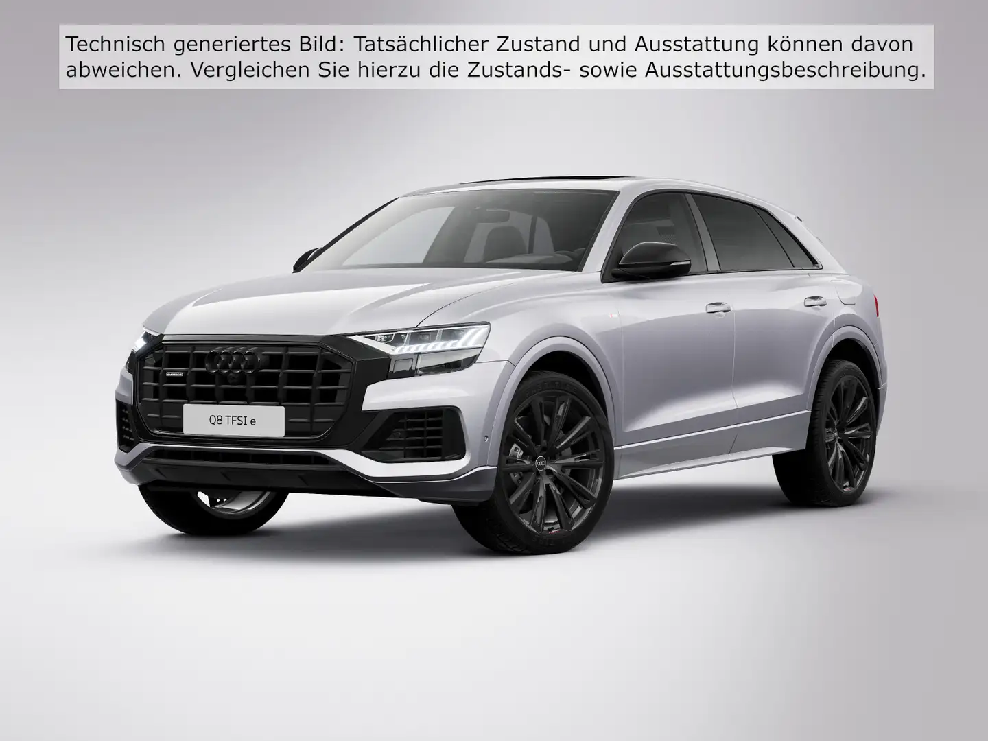 Audi Q8 55 TFSI e Q 2x S LINE LM23 PANO STANDHZG Silber - 2
