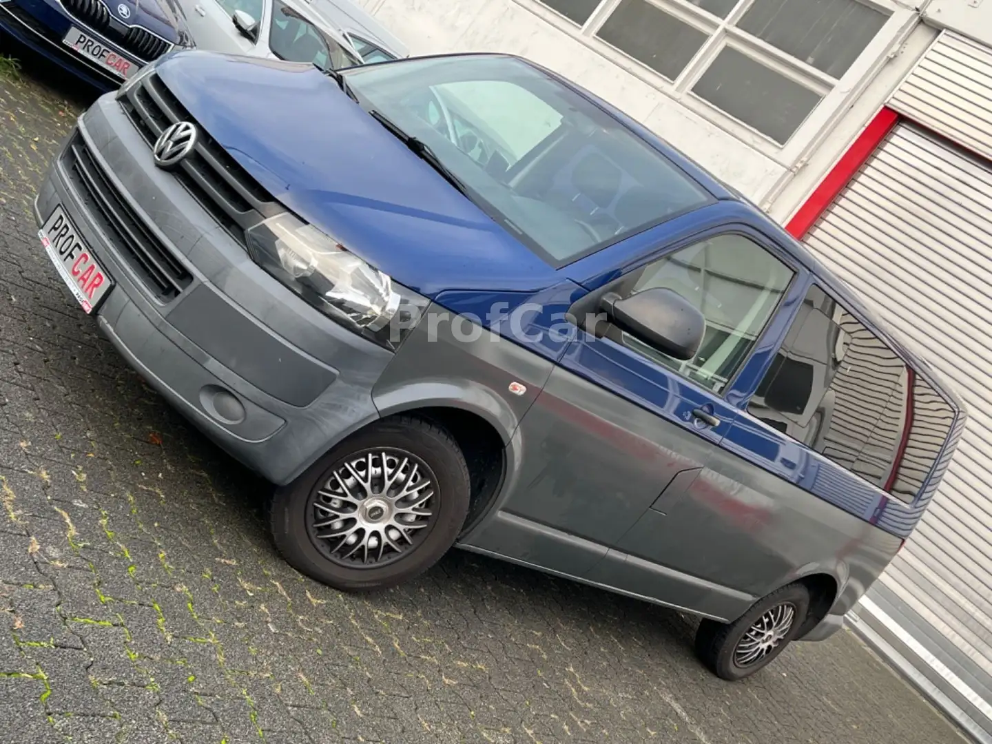 Volkswagen T5 Transporter Kasten-Kombi LKW,PDC,Radio CD Blau - 1