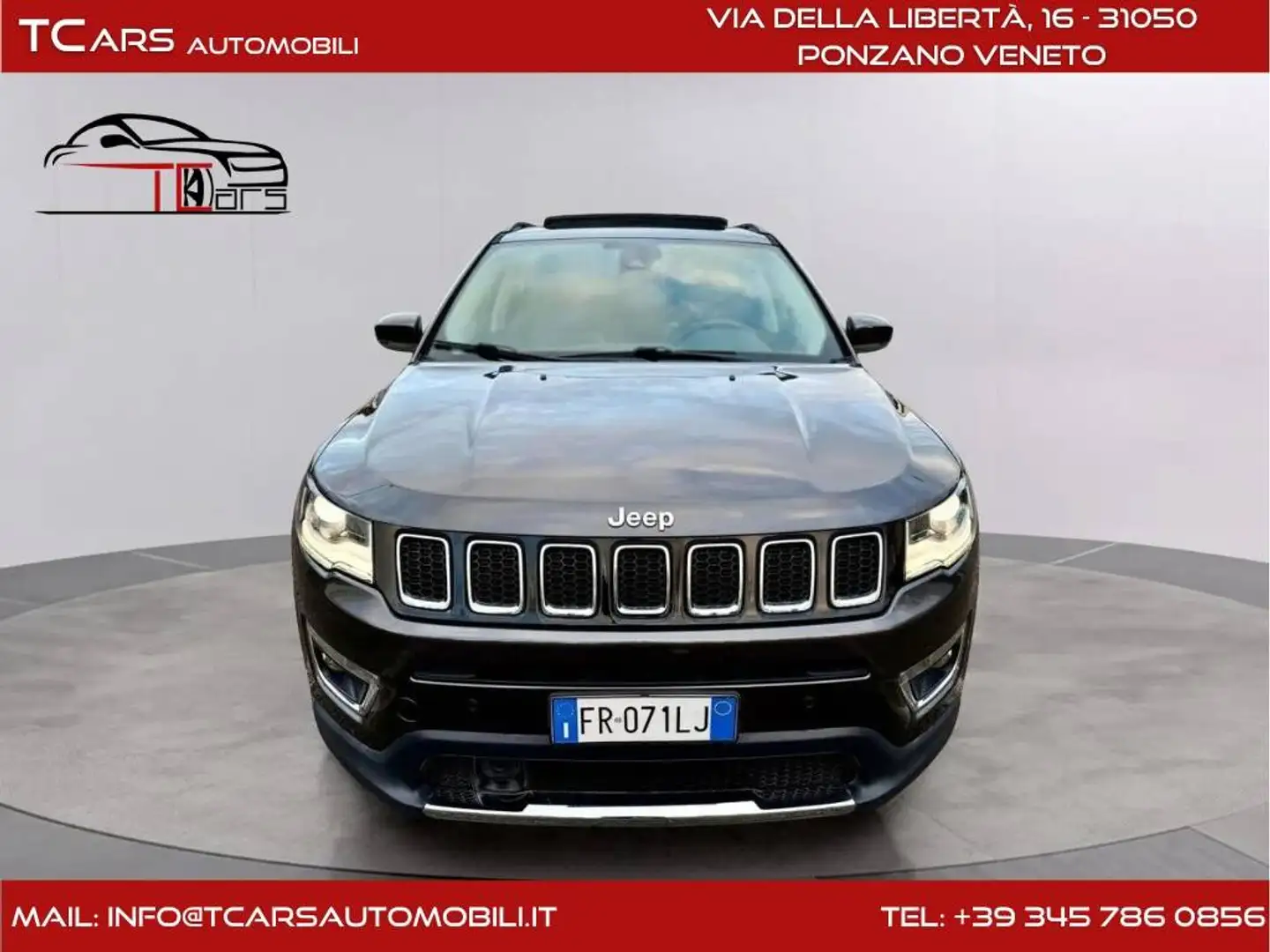 Jeep Compass 2.0 AUTOMATICA 4x4 TETTO APRIBILE - NEOPATENTATI Grigio - 2
