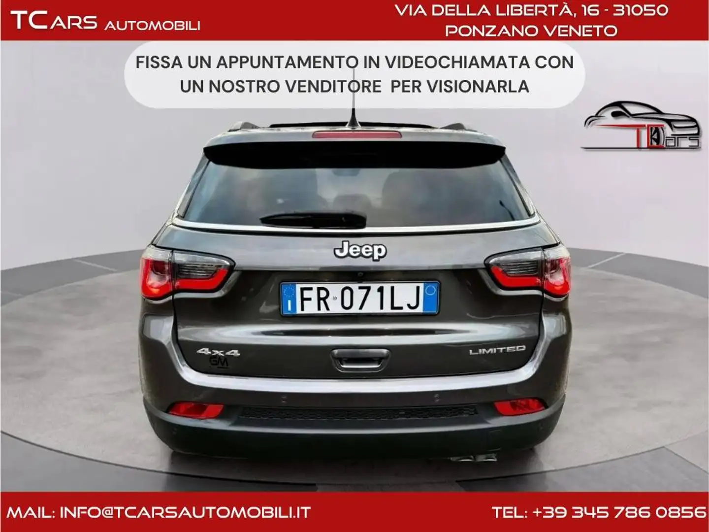 Jeep Compass 2.0 AUTOMATICA 4x4 TETTO APRIBILE - NEOPATENTATI Grigio - 1