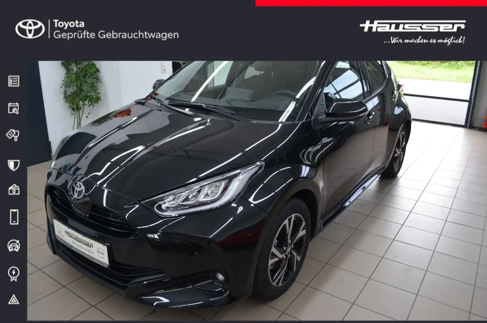 Toyota Yaris Hybrid 1,5 Team Den*SAFETY-P*COMFORT-P Schwarz - 1