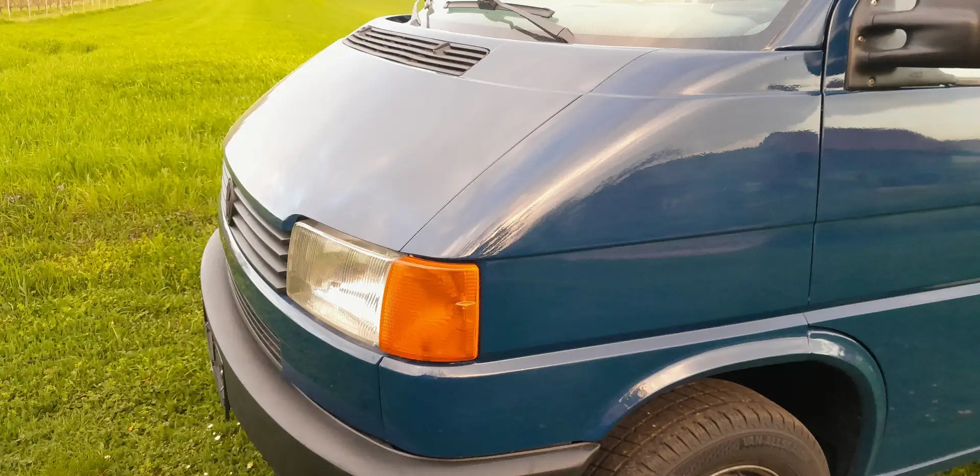 Volkswagen T4 Caravelle 3-3-3 2,4 Ds. lg. (Camper) Albastru - 2