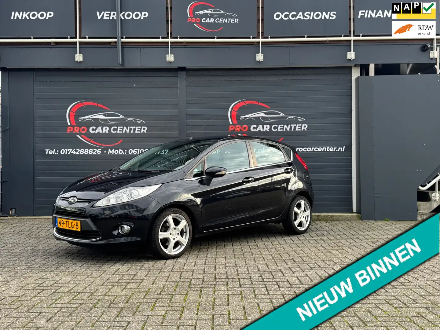 Ford Fiesta 1.4 Titanium CLIMATE| CRUISE| PDC| EL.RAMEN| LMV| Negru - 1