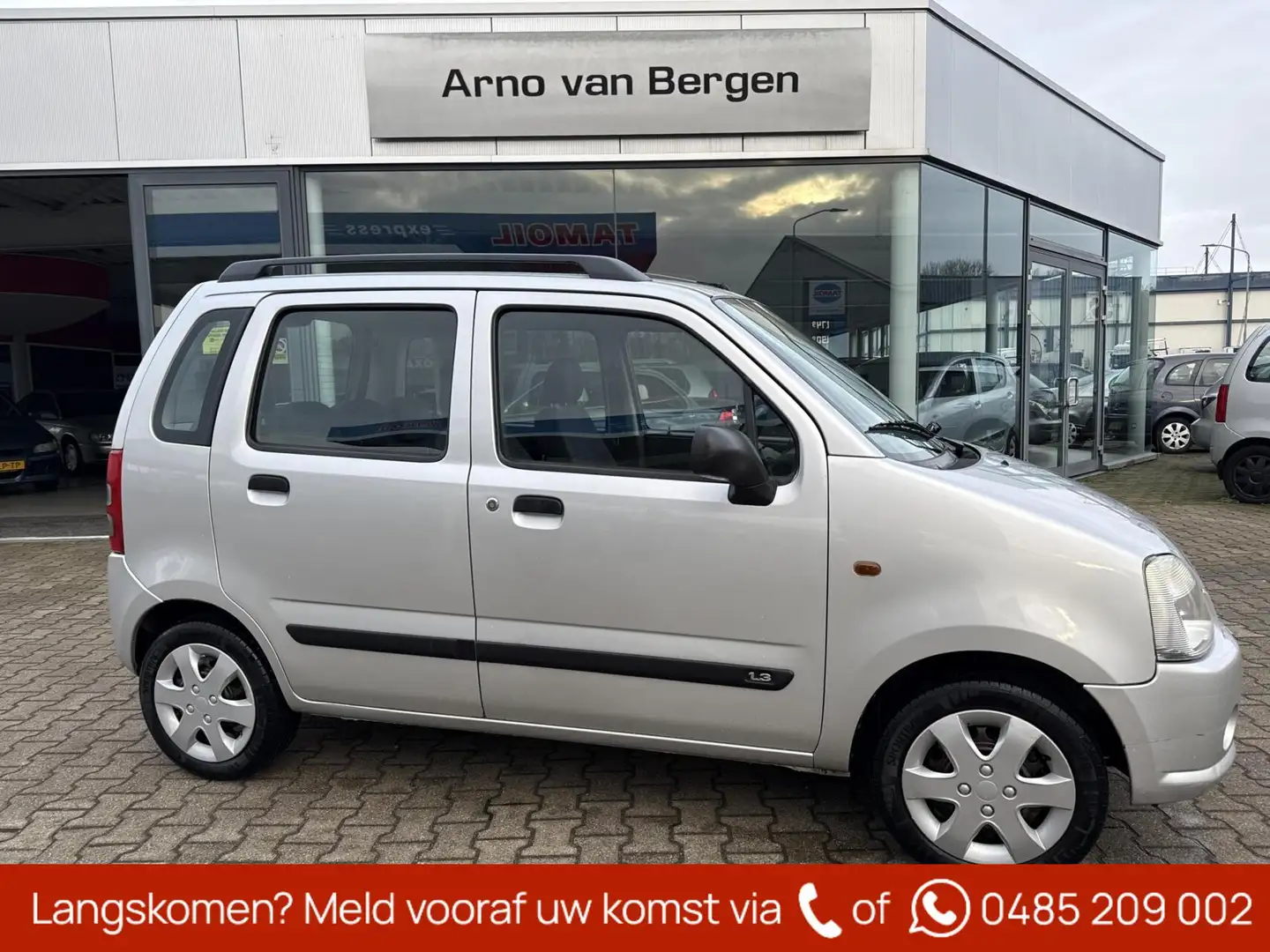 Suzuki Wagon R+ 1.3 GLX, AUTOMAAT, trekhaak afneembaar. Gris - 1