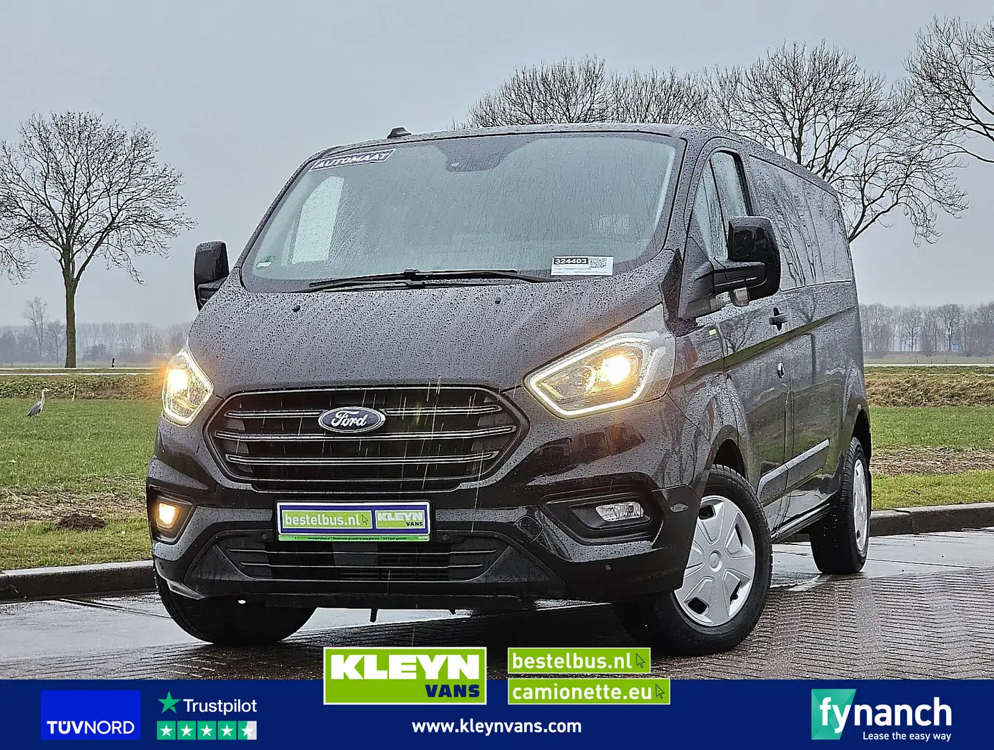 Ford Transit Custom L2H1 9p 2x Airco! Noir - 1