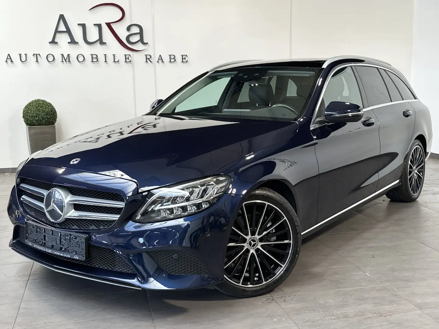Mercedes-Benz C 220 T Avantgarde NAV+LED+PANORAMA+DISTRONIC+ Bleu - 1