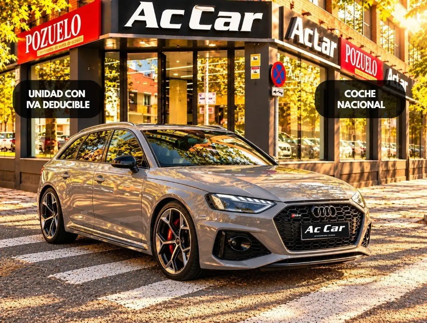 Audi A4 RS4 Avant Competit Plus TFS 331 kW tiptr Gris - 1