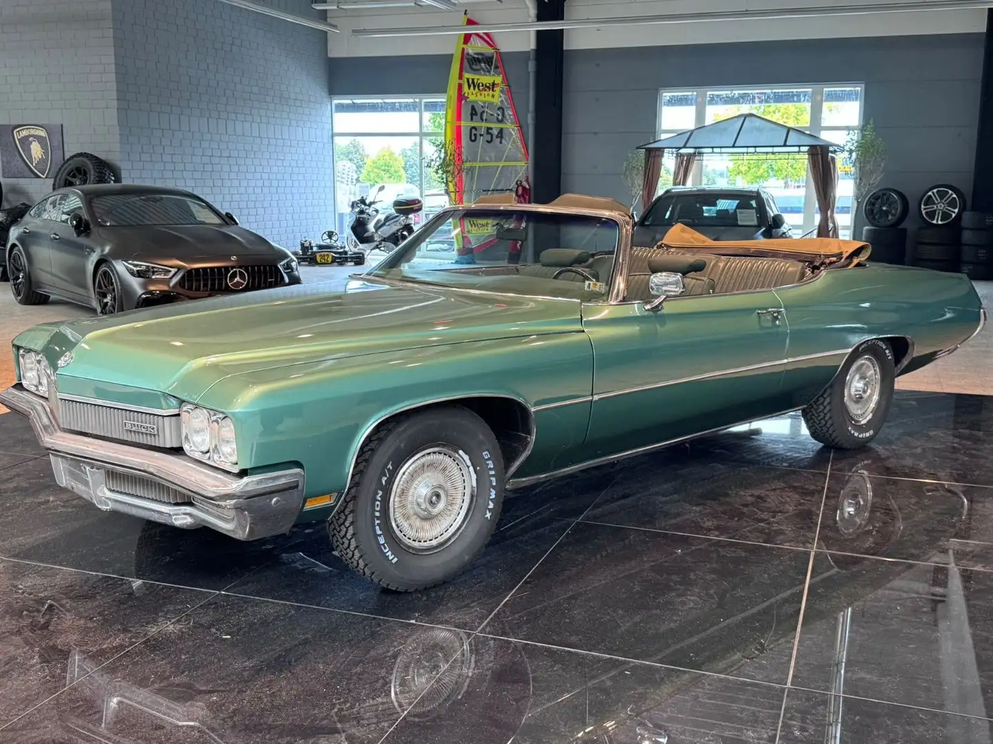 Buick Centurion 7,5l V8 HU/H-Zulass. neu / Motor neu Grün - 1