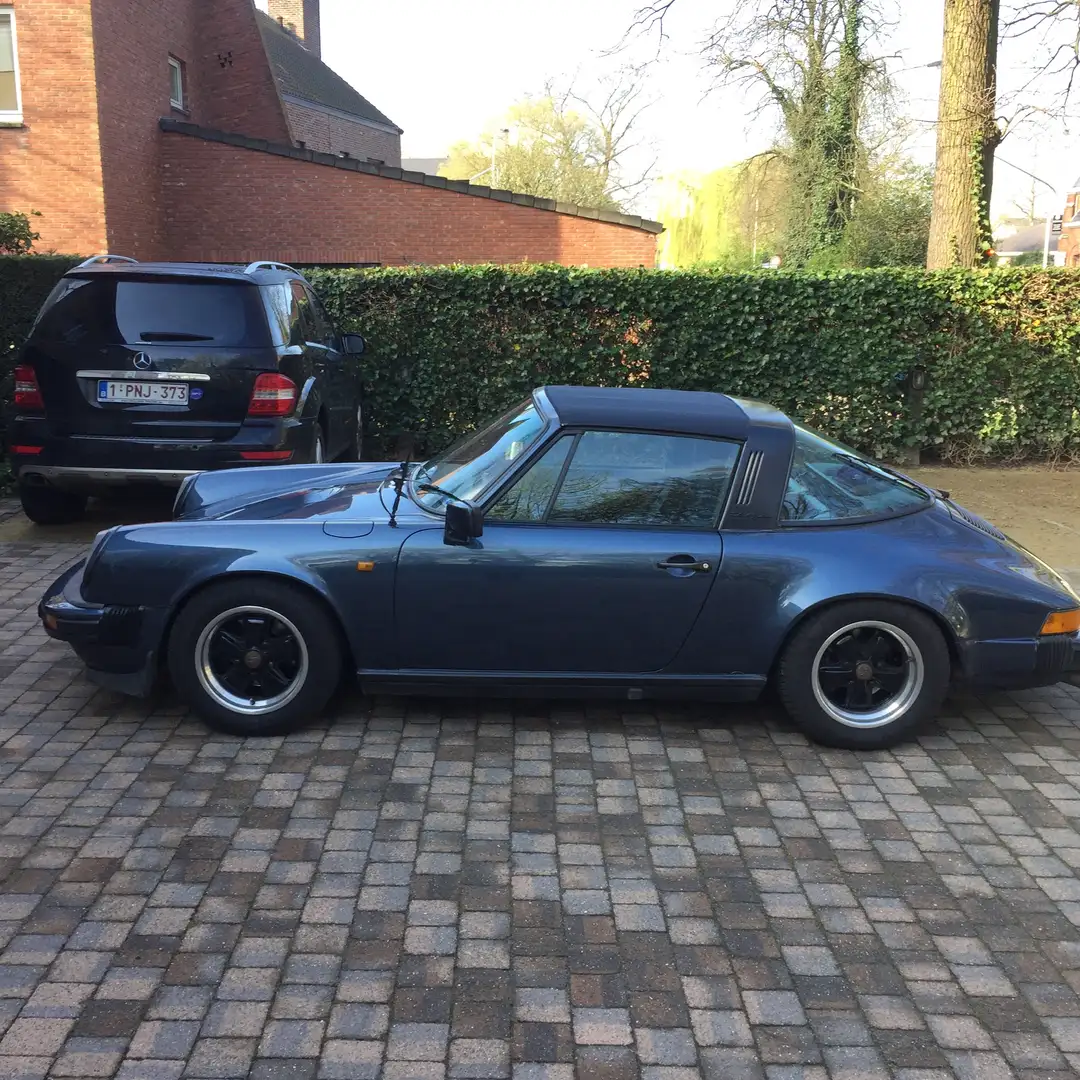 Porsche 911 sc Targa Bleu - 2