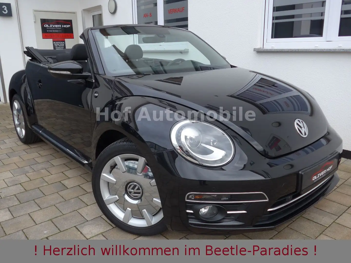 Volkswagen Beetle 1.4TSI DSG Sound Xenon Navi AppCon. Noir - 1
