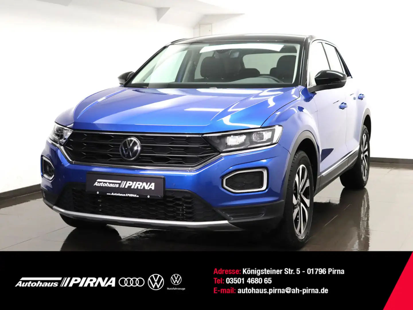 Volkswagen T-Roc 1.5 TSI Active LED Standheizung Blau - 1