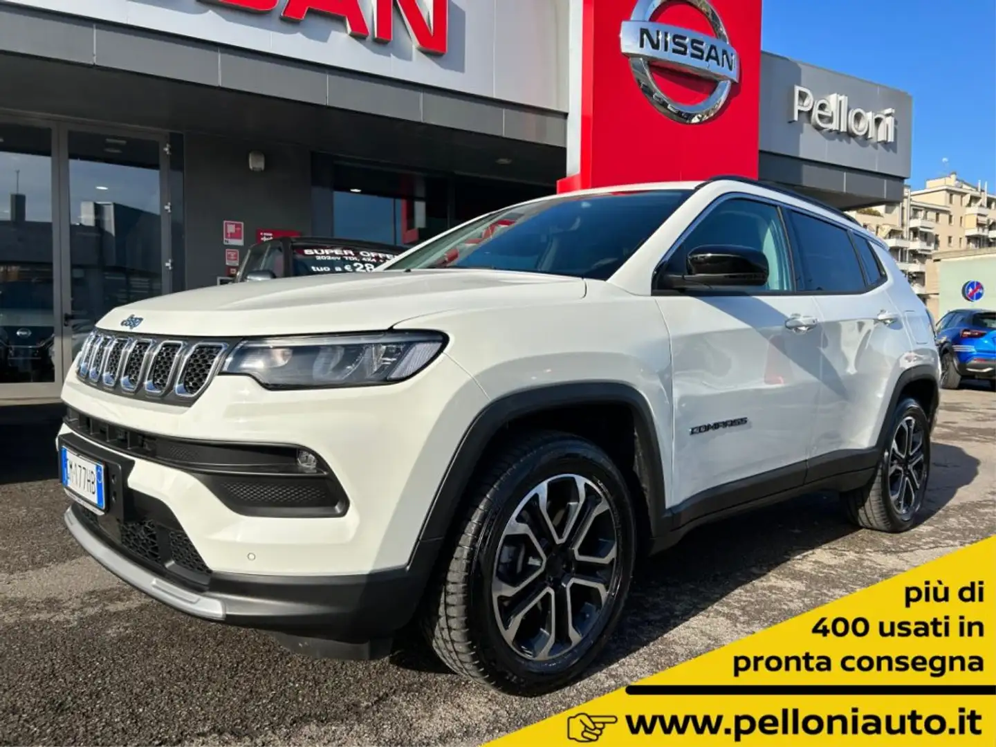 Jeep Compass 1.3 T4 190CV PHEV PLUG IN AT6 4xe Limited KM 6.000 White - 1