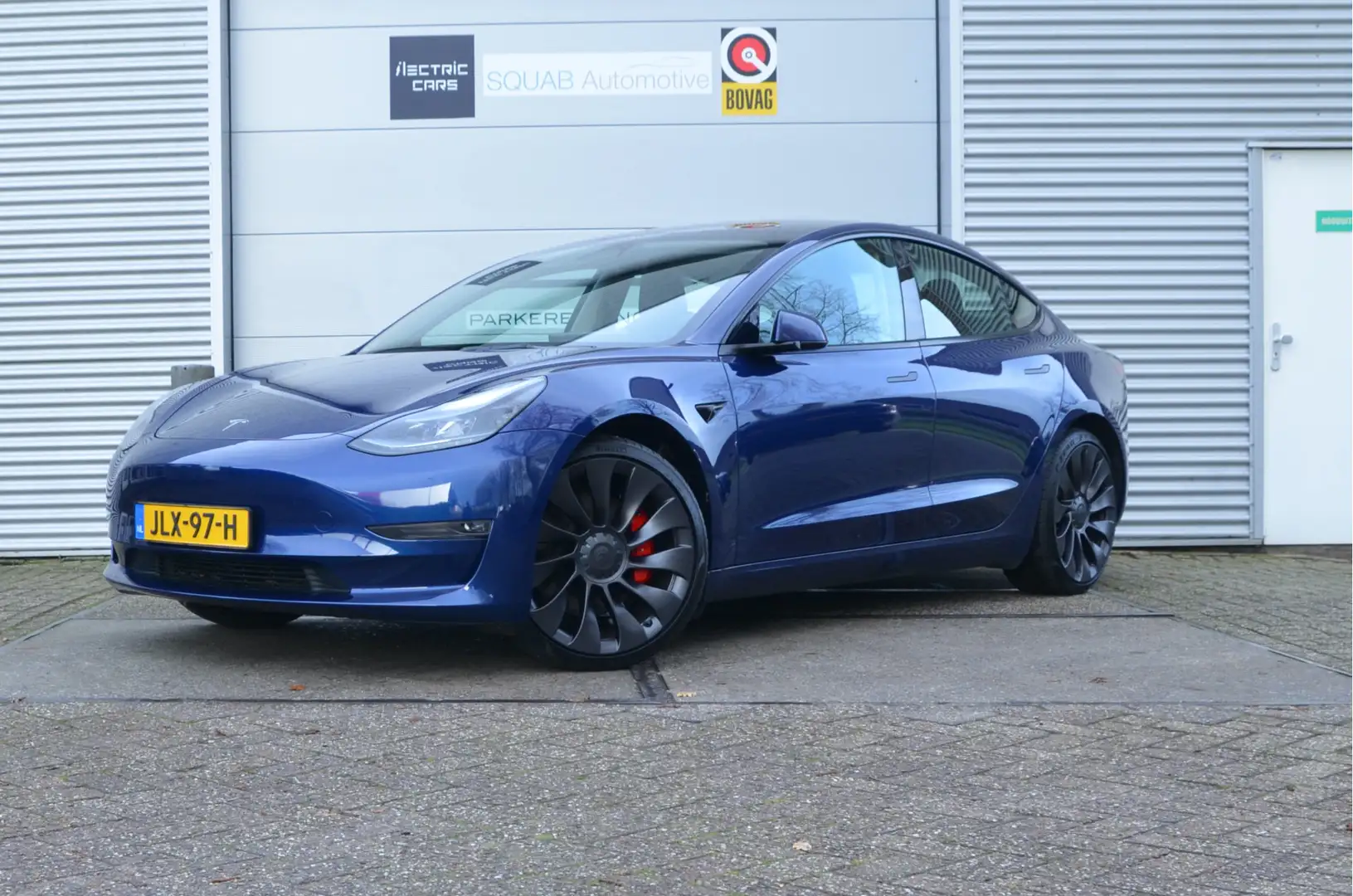 Tesla Model 3 Performance AWD 75 kWh AutoPilot, 20" alu, warmtep Blauw - 1