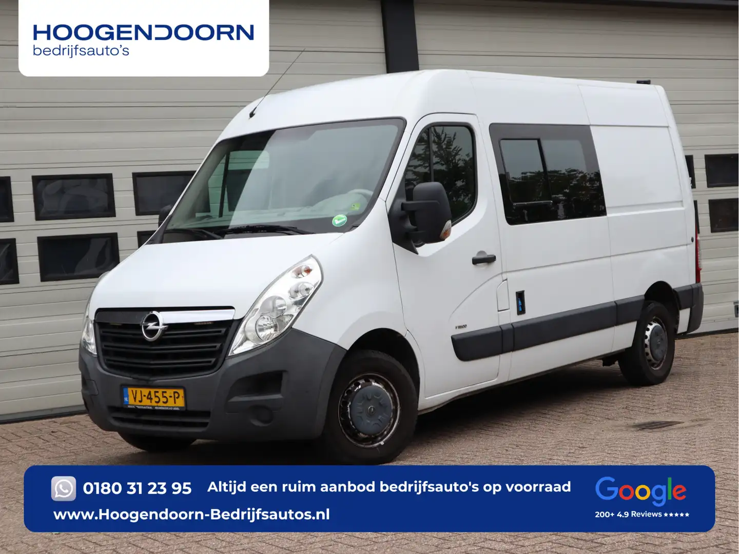 Opel Movano 2.3 CDTI 126pk Euro 5 L2H2 - Airco - Camera - Trek Wit - 1