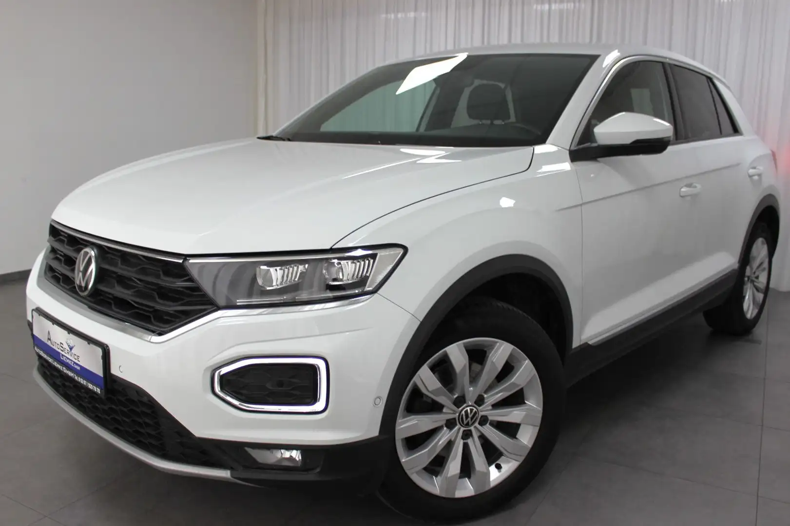Volkswagen T-Roc SPORT 150PS AHK ACC LED TEL KAM CarPlay Weiß - 1
