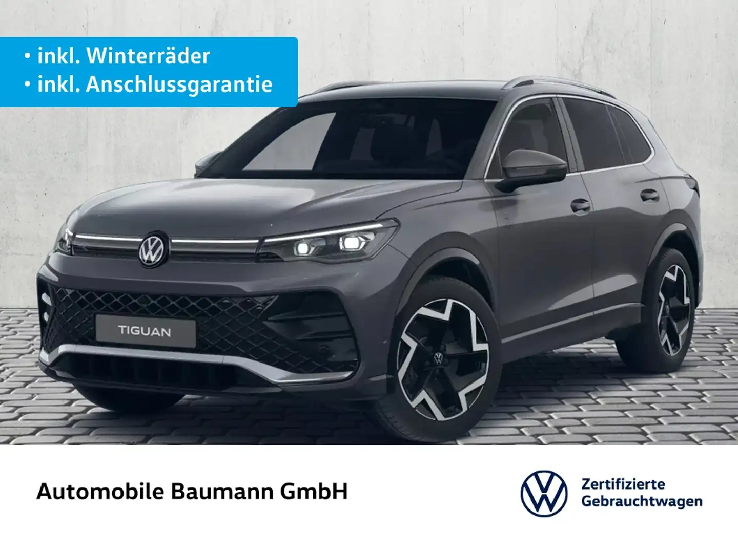 Volkswagen Tiguan 2.0 TDI DSG R-LINE *MATRIX*NAVI*LEDER* Grau - 1