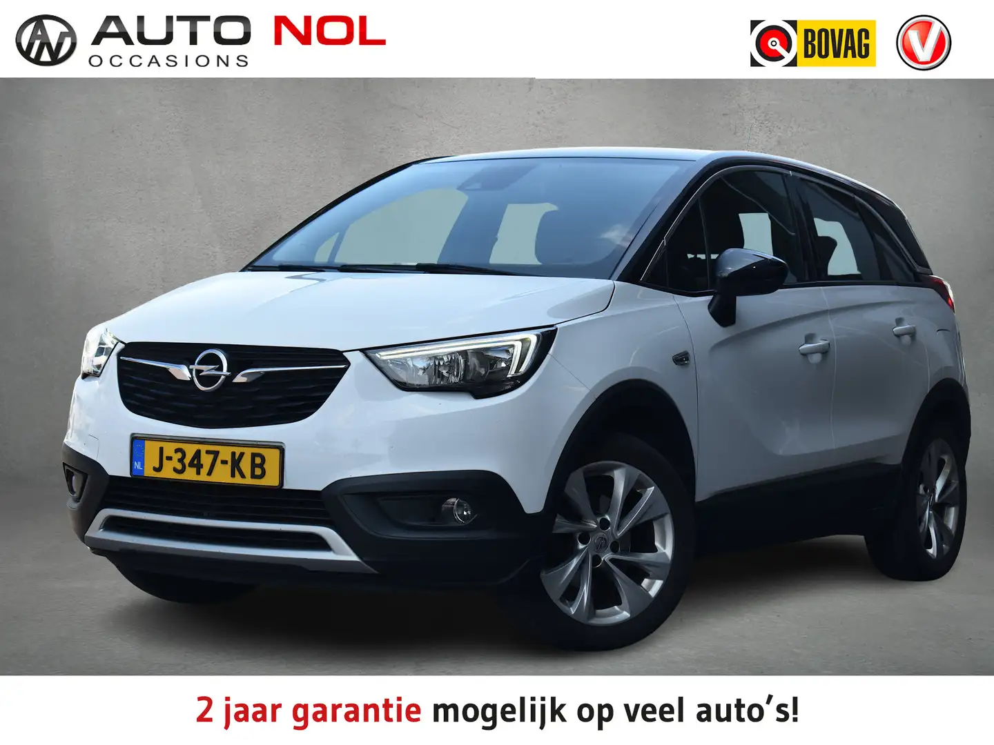 Opel Crossland X 1.2 Turbo Innovation | Trekhaak | Apple CarPlay | Wit - 1