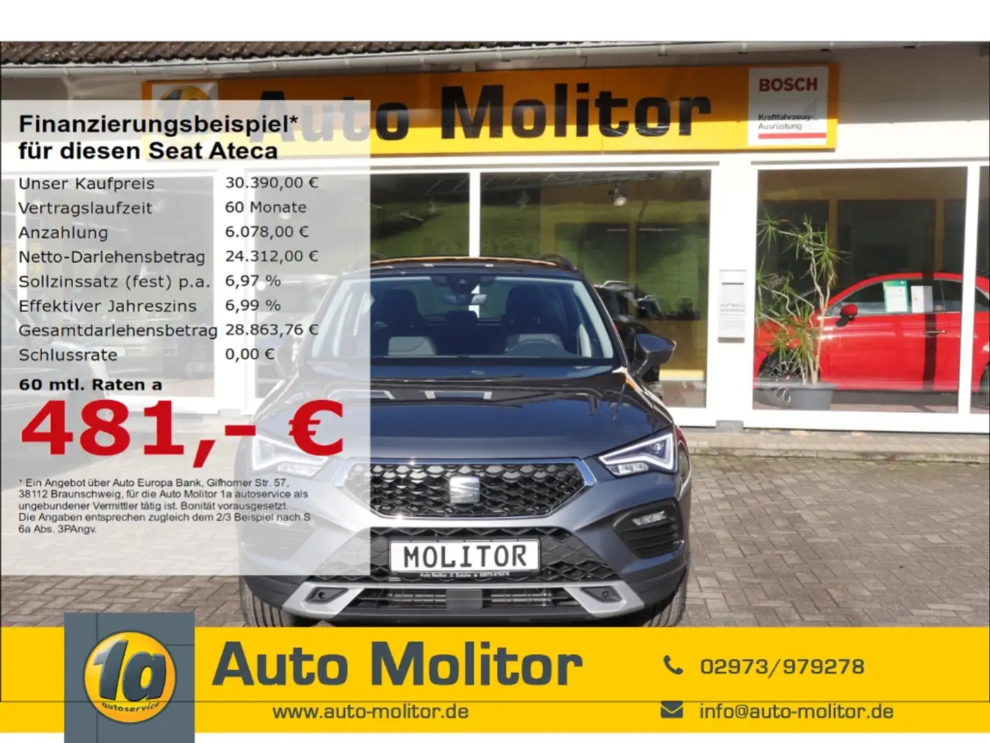 SEAT Ateca Style 1.5 TSI ACT EU6e digitales Cockpit LED Sperr Gri - 1