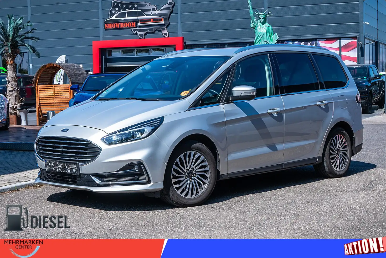 Ford Galaxy Titanium 2.0 EcoBlue KAT Metallic Silber - 1