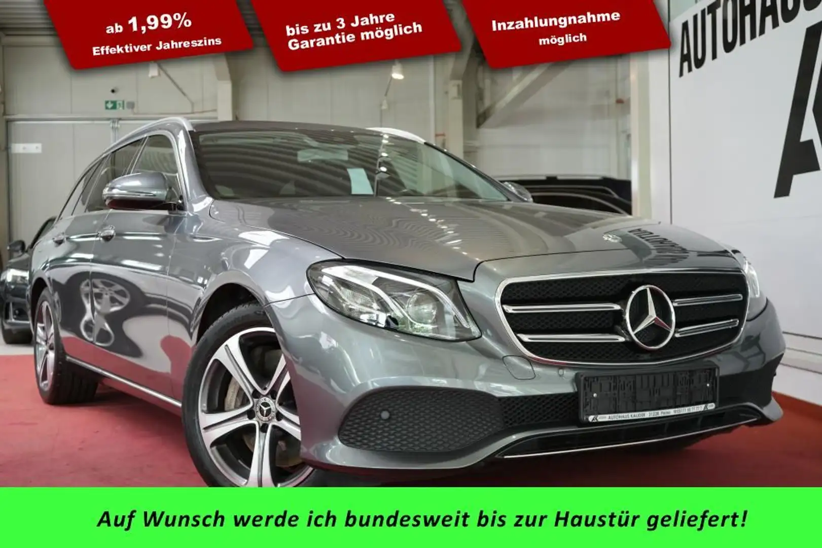 Mercedes-Benz E 400 d 4Matic T Avantgarde*LED*Virtual*AHK*Navi Grau - 1