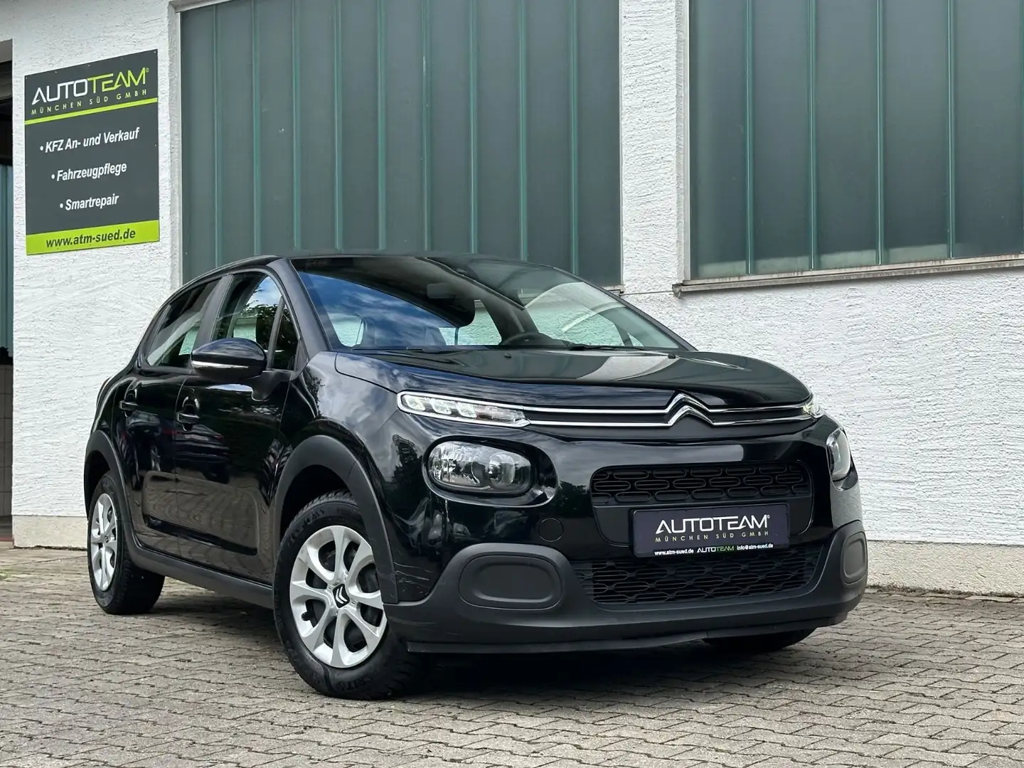 Citroen C3 Feel*EURO-6*KLIMA*8FACH*TEMPOMAT*PDC*MFL* Nero - 1