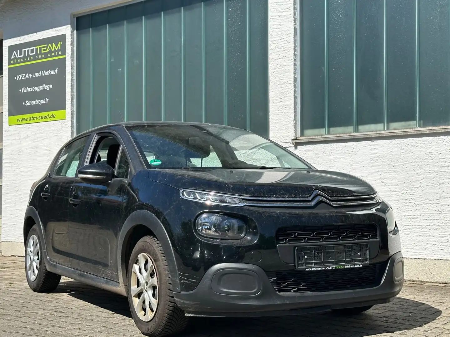 Citroen C3 Feel*EURO-6*KLIMA*8FACH*TEMPOMAT*PDC*MFL* Schwarz - 1