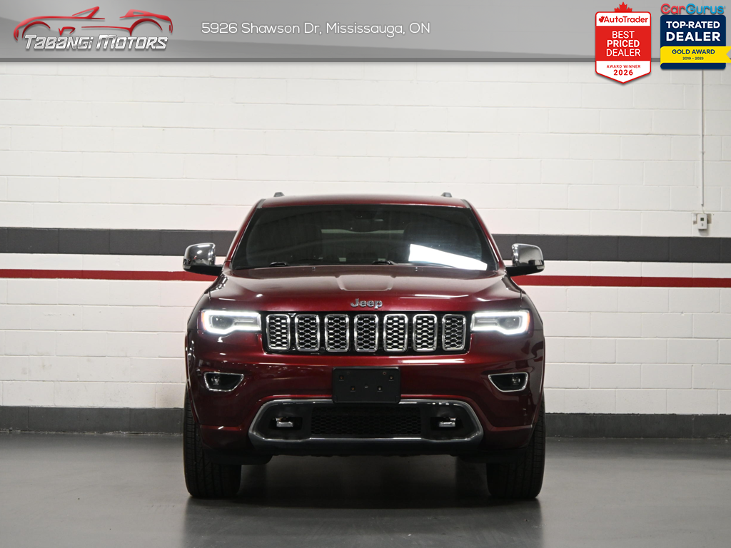 2018 Jeep Grand Cherokee Overland No Accident Panoramic Roof Vented Seats