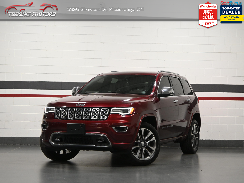2018 Jeep Grand Cherokee Overland No Accident Panoramic Roof Vented Seats
