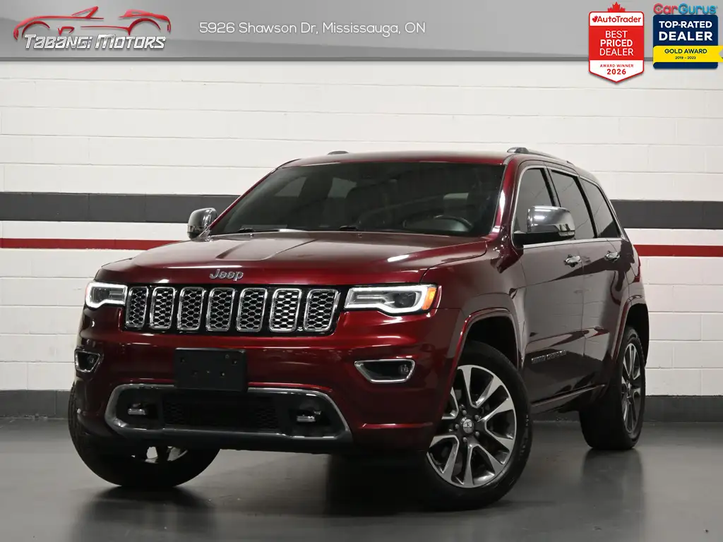 2018 Jeep Grand Cherokee Overland No Accident Panoramic Roof Vented Seats