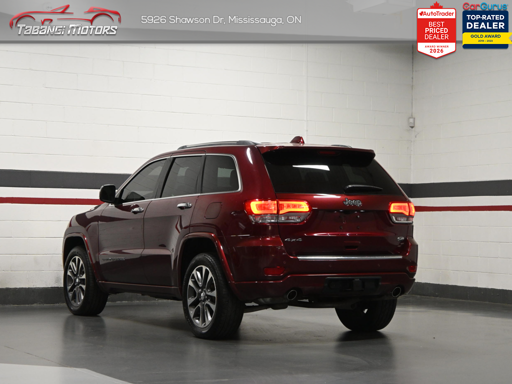 2018 Jeep Grand Cherokee Overland No Accident Panoramic Roof Vented Seats