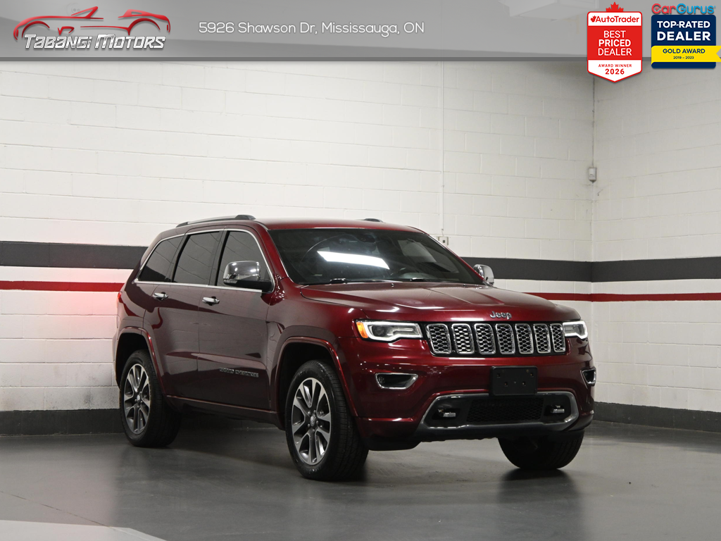 2018 Jeep Grand Cherokee Overland No Accident Panoramic Roof Vented Seats