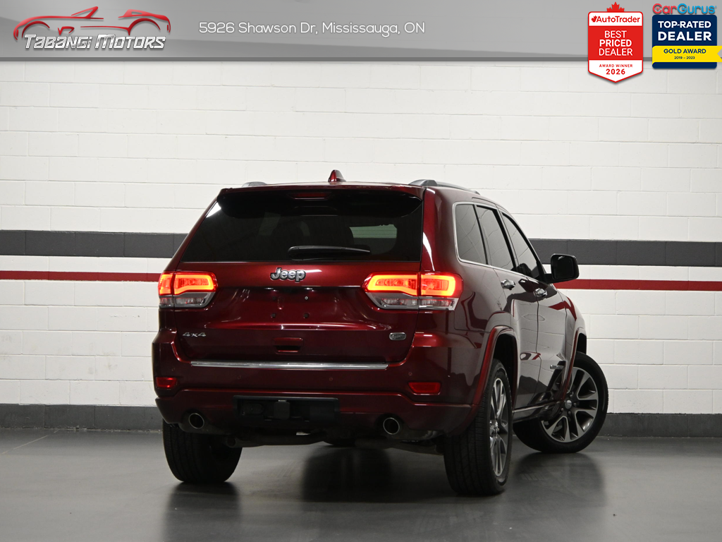 2018 Jeep Grand Cherokee Overland No Accident Panoramic Roof Vented Seats